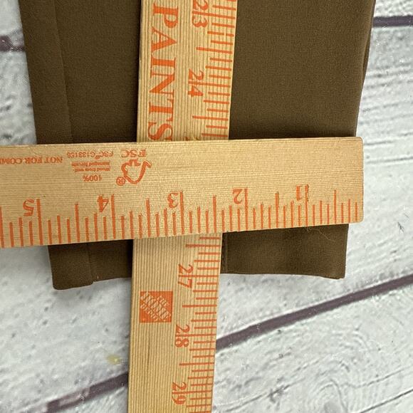 J.Jill Ponte Leggings Pants Affinity Stretch in Espresso Brown‎ Sz Med - Picture 8 of 11